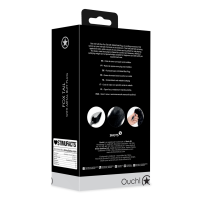 Shots - Ouch! Fuchsschwanz mit Metall Butt Plug - Schwarz