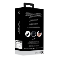 Shots  - Ouch! Bunny Tail with Metal Butt Plug - Black