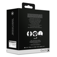 Shots - Ouch! Restraint Harness with Collar and Hand Cuffs - Black