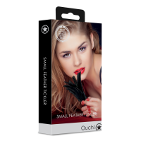 Shots - Ouch! Small Feather Tickler - Black