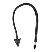 Shots - Ouch! Metal Anal Plug Devils Tail - Black