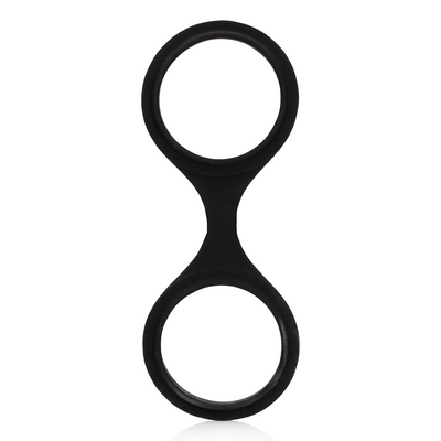 Shots - Ouch! Silicone Hand Cuffs - Black