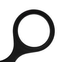 Shots - Ouch! Silicone Hand Cuffs - Black