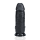 RealRock Extra Thick Straight with Balls 9 / 23 cm Black