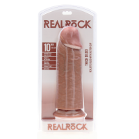 RealRock Extra Thick Straight without Balls 10 / 25,4 cm - Tan
