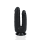 RealRock Double Trouble Dildo 5/6 - 12,7/15,2 cm Black