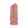 RealRock Two in One Dildo 5/6 - 12,7/15,2 cm Flesh