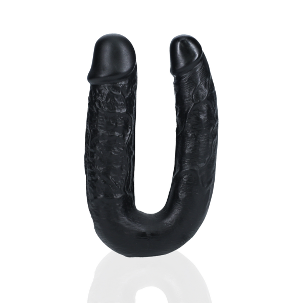 RealRock U Shaped Double Dildo 5 / 12,7 cm Black