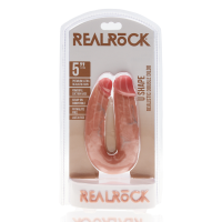 RealRock U Shaped Double Dildo 5 / 12,7 cm - Flesh