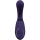 VIVE Gen Triple Motor G-Spot Vibrator with Pulse Wave and Vibrating Bristles - Purple