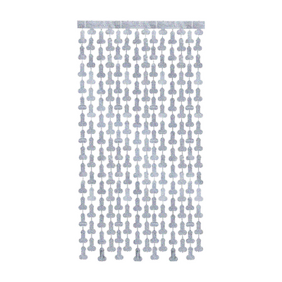 Glitteratti Disco Penis Foil Curtains 2/6ft