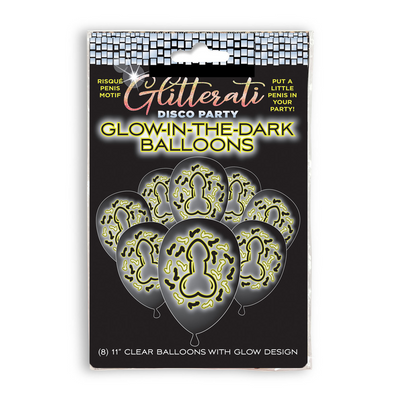 Glitteratti Penis Glow Balloons