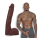 Doc Johnson Pressure Realistic ULTRASKYN Dildo 10 / 25 cm Chocolate
