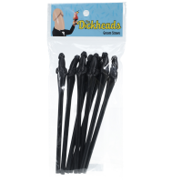 S-Line Groom Straws Black