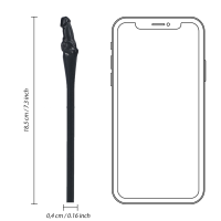 S-Line Groom Straws Black