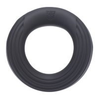 Doc Johnson Rev Cock Throbber - Vibrating Cockring - Black