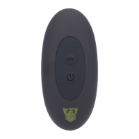 Doc Johnson Rev Cock Throbber - Vibrating Cockring - Large - Black