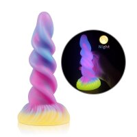 Unicomy Dildo Unicorn Spiral Luminescent 17 x 5.5 cm