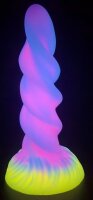 Unicomy Dildo Unicorn Spiral Luminescent 17 x 5.5 cm
