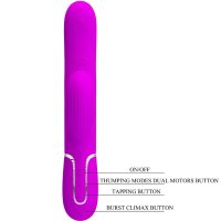 Pretty Love Perlita Multifunction 3 in 1 G-Spot Vibrator Violet