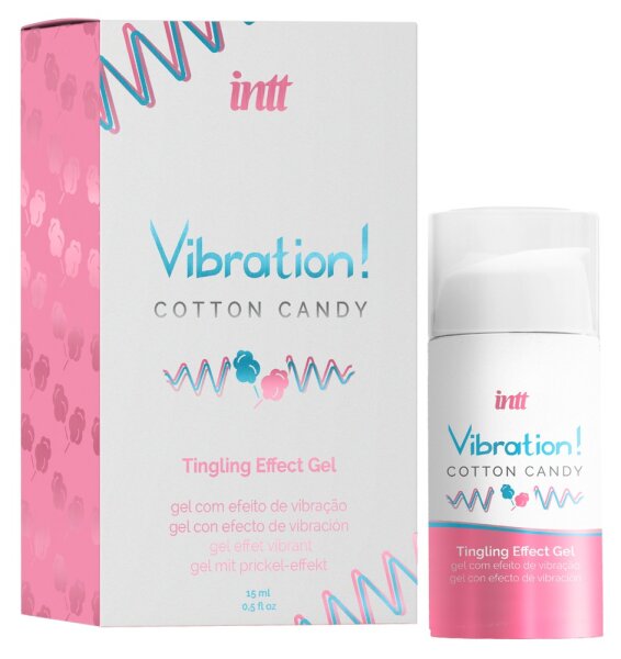 intt Vibration Gel Zuckerwatte 15 ml