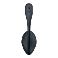 Satisfyer Ribbed Petal Connect AppPortable Vibrator for Couples - Black