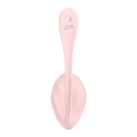 Satisfyer Ribbed Petal Connect App - Portable Vibrator for Couples Pink