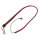 Kiotos Leather Whip Black & Red 140 cm