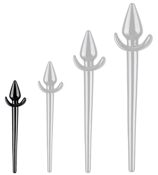 Kinky Puppy Plug Tail Zoo Tail S 6 x 2.5 cm - 16 cm Tail Black