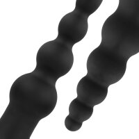 Easy Toys Anal Plug Set With Bullet Vibrator Black