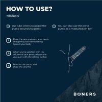 Boners Penis Pump with LCD Screen