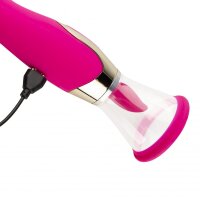 Teazers Pleasure Pump With G-Spot Vibrator - Pink