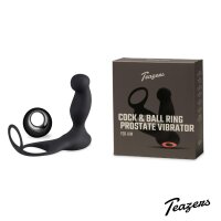 Teazers Cock & Ball Ring Prostata-Vibrator mit...
