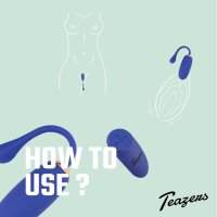 Teazers Vibrations-Ei mit Fernbedienung