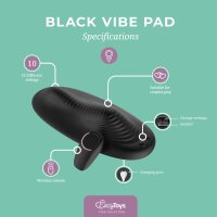 EasyToys Vibe Pad with double vibration and remote control Black