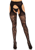 Leg Avenue Eyelet lace suspender hose