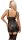 ZADO Leather Mini Dress Open Bust 2XL