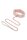 Peaches n creame - fur collar & leash