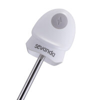 Sevanda Vibrierender & Elektrischer Metall Urethral Stimulator weiß