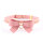 Sevanda Love Heart Butterfly Leather Collar - Pink