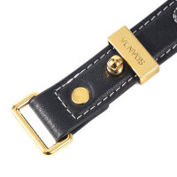 Sevanda Love Heart Butterfly Leather Collar Set Black Pink