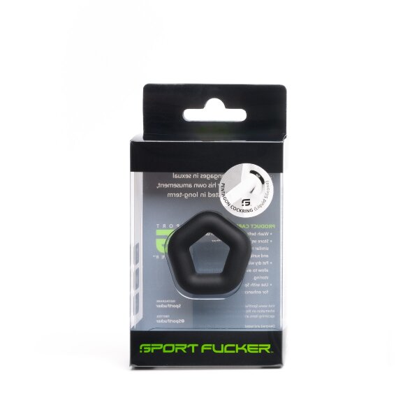 Sport Fucker Pentagon Ring Black