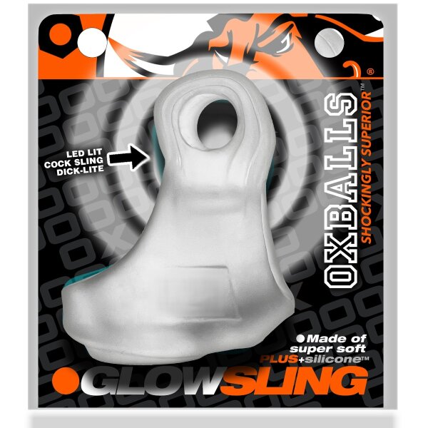 Oxballs GLOWSLING LED Cocksling Clear Ice
