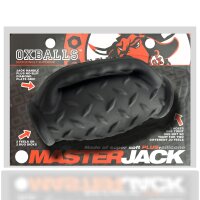 Oxballs MASTERJACK Double Penetration JO Sleeve Black Ice