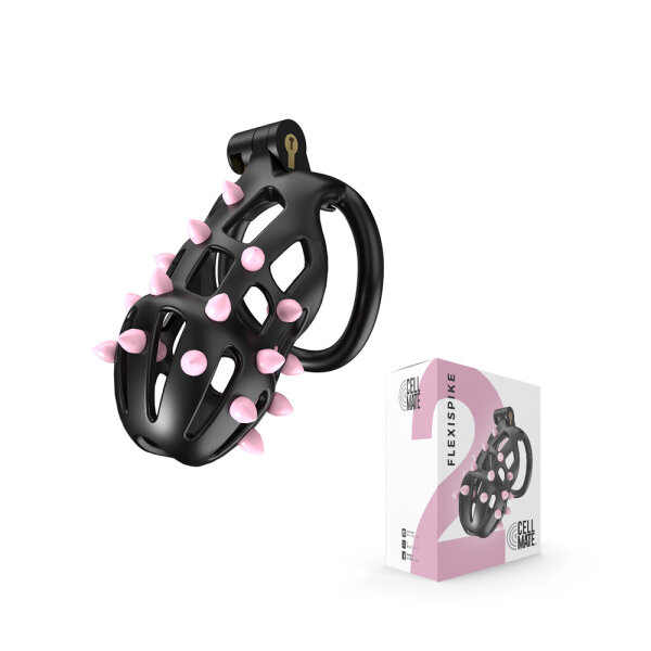 Cellmate FlexiSpike Chastity Cage Size 2
