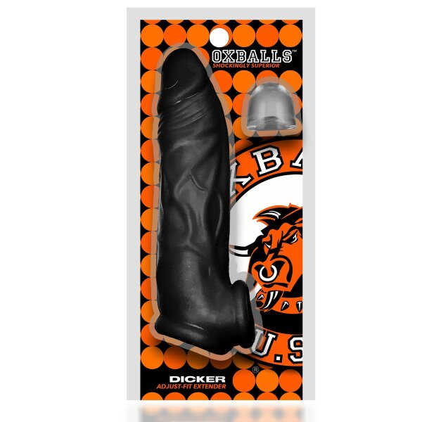 Oxballs DICKER Ultra-Slim Cocksheath Black Ice 15 x 30,5 cm