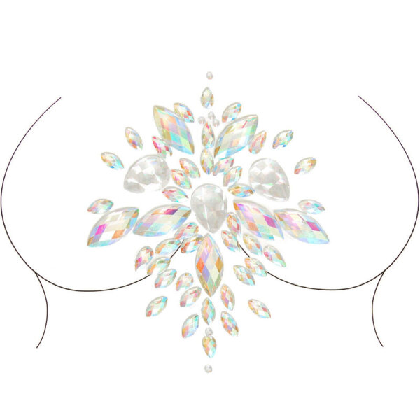 Leg Avenue Selbsklebender Körperschmuck Schillernde Strasssteine