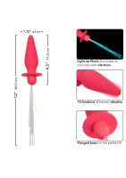 CalExotics Southern Lights Vibrating Light Up Anal Probe Pink