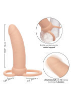 CalExotics Performance Maxx Rechargeable Thick Dual Penetrator Light skin tone