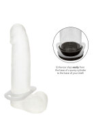 CalExotics Alpha Liquid Silicone Commander Ring White